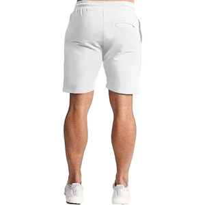 กางเกงขาสั้นขายส่งโลโก้ที่กําหนดเองกางเกงขาสั้นสีทึบที่มีคุณภาพสูงขนาดบวกผู้ชายกีฬาถนนสวมกางเกงขาสั้นสําหรับผู้ชายโลโก้ที่กําหนดเอง - Product Image 2