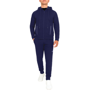 Ensemble sweat à capuche et jogging pour homme, automne, décontracté, respirant, tissé, en molleton technique polyester/coton 500g - Product Image 3