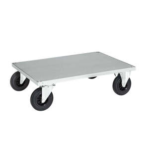 Industrial Shopping Enclosed <b>Platform</b> <b>Trolley</b> with Four- Three-Wheel Options Customizable Hand <b>Trolley</b> for Warehouse Storage - Product Image 1