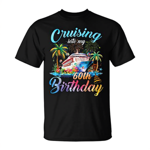 T-shirt per il 60° compleanno in famiglia: festeggia con stile con abbigliamento promozionale personalizzato - Product Image 2