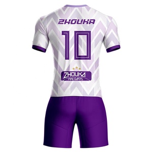 Camiseta de fútbol de sublimación juvenil personalizada de la mejor calidad, diseño de uniforme de fútbol para niños personalizado barato al por mayor - Product Image 4