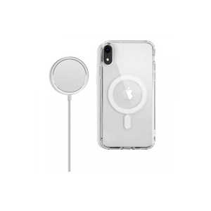 Coque en silicone transparente de luxe Netzy pour iPhone XR 6.1, chargement magnétique sans fil, protection contre les chocs - Product Image 5