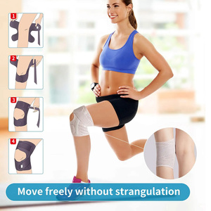 Genouillères de sport MESS SPORTS en gros – Protection complète fine en nylon respirant pour la musculation, la course et la randonnée - Product Image 4