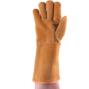 New 2025 Professional quality Demandable high quality Men Best <b>Welding</b> <b>Gloves</b> Winter Work <b>Gloves</b> with Cow Split Leather - Product Image 2