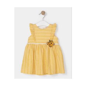 9-24 mesi vestito da bambina-23190 giallo - Product Image 1