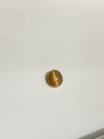 Opale mexicaine très rare et difficile à trouver, forme ovale, cabochon avec effet œil de chat, pierre précieuse en vrac pour la fabrication de bijoux, 9x7 mm, 1,81 carat