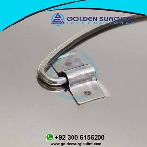 Support d'organisateur de plateau avec couvercle et poignée Instrument en acier inoxydable Plateau d'instruments chirurgicaux médicaux Finition polonaise pour utilisation - Product Image 6