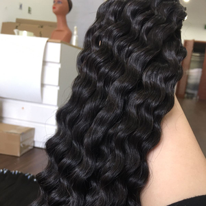 À la vapeur, non traité, pas de produits chimiques, Deep Wave, 100% cheveux humains crus, Extension de cheveux humains, cuticule alignée, couleur différente au choix - Product Image 1