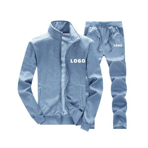 Survêtement pour hommes avec logo personnalisé le plus récent tissu léger personnalisé à bas quantité minimale de commande - Product Image 4