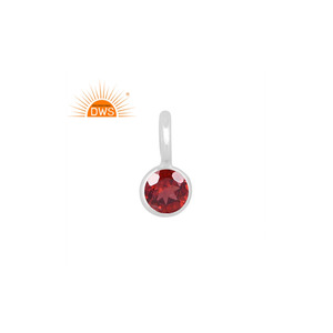 Best Selling Fine Sterling Silver Natural <b>Garnet</b> Gemstone <b>Pendant</b> Custom Jewelry Manufacturer - Product Image 1