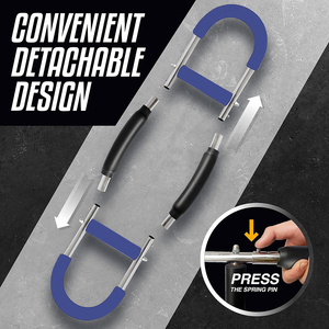 Thép không gỉ hình dạng Twister cánh tay Exerciser nhà ngực Expander bắp tay cơ tam đầu cẳng tay bền an toàn - Product Image 5