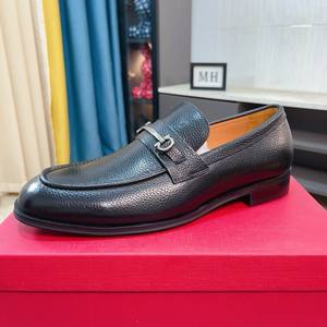 Chaussures habillées décontractées pour hommes en cuir véritable faites à la main, toutes saisons, antidérapantes, printemps, été, automne, hiver - Product Image 4