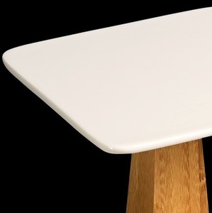 Base de Pastel Cuadrada de Mármol de Lujo con Base de Madera, Ecológica, Hecha a Mano, Moderna, de Piedra Blanca, para Postres, para Bodas y Fiestas - Product Image 6