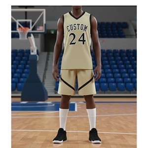 Maillot de basket-ball personnalisé OEM, maillot de football 100% polyester, séchage rapide, respirant, impression par sublimation, logo et nom de l'équipe, unisexe, manches courtes - Product Image 5