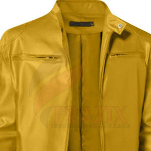 Chaqueta de cuero cálida de invierno transpirable para hombre, chaqueta de cuero informal para hombre a precio razonable - Product Image 5