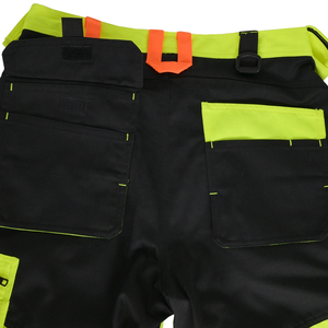 Pantalones de Trabajo de Alta Visibilidad para Invierno, Resistentes, con Tiras Reflectantes, Poliéster Fluorescente, Certificación CE, Transpirables - Product Image 6