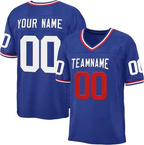 Maillot de football américain imprimé par sublimation personnalisé de qualité supérieure uniforme de performance du jour du match de l'équipe universitaire de grande taille - Product Image 6