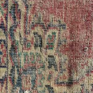 3.5x7.1 ft Turkish Rug, Vintage Rug, <b>Red</b> Southwestern <b>Wool</b> Rug - Product Image 4