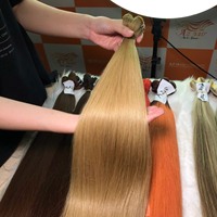 Le luxe 100% d'Azhair Company extensions de cheveux humains vietnamiens trame droite soyeuse dans le prix