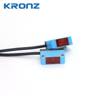 KRONZ Sensor fotolistrik kubik lampu LED 50mm-15m Sensor jarak jauh fotoelektrik lampu gelap menyala