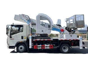 Plataforma de trabajo aérea telescópica personalizada de 24M 28M, camión con brazo telescópico, elevador de personal, vehículo de trabajo aéreo, listo para envío - Product Image 6