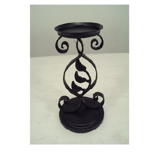 <b>Black</b> Color Iron Candle <b>Holder</b> Stand Decorative Design For Home Living Room Party Christmas Decoration Use - Product Image 3