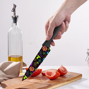 Couteau de chef en céramique japonaise de haute qualité populaire, 8 ensembles de couteaux professionnels avec manches en plastique pour cuisine commerciale - Product Image 6