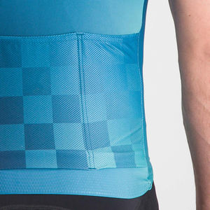 Maillot de cyclisme élégant et personnalisable avec logo et caractéristiques légères Manches personnalisées College Designs Sublimation Technique - Product Image 4