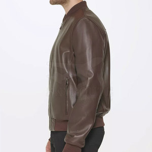 Chaqueta de Piel de Vaca para Hombre, Transpirable, Ecológica, de Secado Rápido, de Alta Calidad, Cálida para Invierno, Informal, Rellena de Poliéster, Precio Razonable - Product Image 3