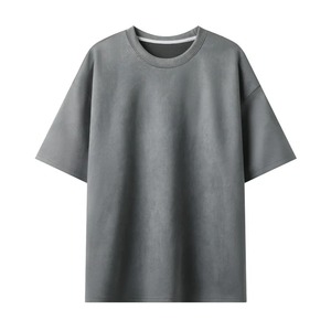 เสื้อยืดผ้าฝ้าย100% แนวสตรีทไซส์ใหญ่พิเศษสำหรับผู้ชายเสื้อยืดโอเวอร์ไซส์ออกแบบได้250Gsm - Product Image 3