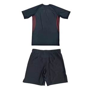 OEM/ODM Custom Rash Guard <b>Shorts</b> Set Premium Spandex/Polyester <b>Stretch</b> Quick Dry Lightweight-Front Private Label MMA/BJJ Wear - Product Image 2