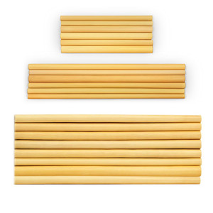 Juego de pajitas de bambú reutilizables con tamaño y logotipo personalizados, precio económico del fabricante Eco2go Vietnam - Product Image 2