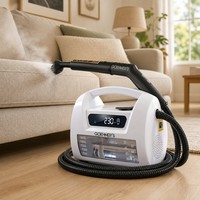 Pembersih Uap Portabel 1800W Uap Kering 230F Pembersihan Sewa Liburan Tangki 1600ML Waktu Kerja 30 Menit Pembersih Portabel