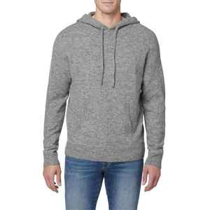 Pull décontracté unisexe à capuche épais avec manches longues et cordon de serrage pour hommes - Product Image 2