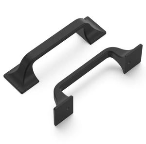 Modern black metal drawer cabinet <b>pull</b> handle <b>for</b> <b>home</b> kitchen office furniture hardware door drawer wardrobe cabinet handle - Product Image 3