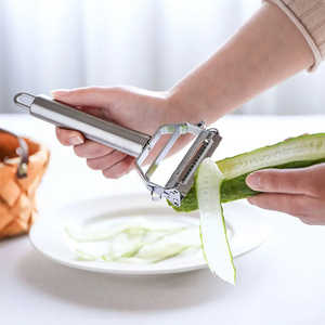 Utensilio de Cocina, Pelador de Acero Inoxidable, Cortador de Patatas, Zanahorias, Pepinos en Juliana, Cuchillo para Pelar Frutas y Verduras - Product Image 2