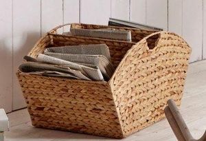 Revistero de jacinto de agua natural, nuevo diseño, muebles de oficina ecológicos, divisor de libros hecho en Vietnam FBA para Amazon - Product Image 4