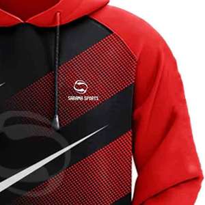 Sweat-shirt à sublimation pour homme tendance, en tissu polyester uni, vêtements de sport - Product Image 6