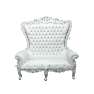 Premium King High Back Throne <b>Chairs</b> Double Seat Throne <b>Chairs</b> Good Quality <b>White</b> Throne <b>Chairs</b> Customable Product - Product Image 1