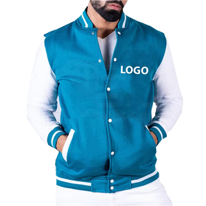 Veste universitaire avec logo brodé sur mesure Vestes de baseball letterman en laine de haute qualité vintage hiver et automne pour hommes - Product Image 1