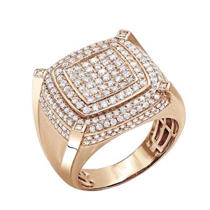 Hip Hop Iced Out VVS Moissanite Diamond Luxury Fine Jewelry <b>925</b> <b>Silver</b> <b>Ring</b> For Men and Women Classic Wedding Style - Product Image 3