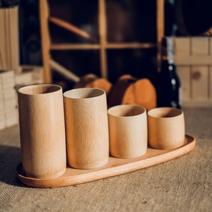 Eco Friendly Natural <b>Bamboo</b> Drinking <b>Cup</b> Handmade Reusable <b>Bamboo</b> Tumbler for Sustainable Lifestyle - Product Image 2