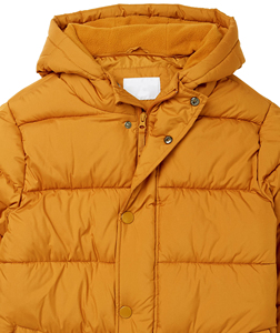 Chaqueta Acolchada Impermeable Brillante Amarilla Personalizada para Hombre, Nuevo Modelo 100% Relleno de Plumón - Product Image 6