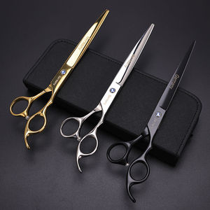 RomotionBlack Gaucher Cheveux Cheveux Ciseaux De Coiffure Kit Amincissement Ciseaux De Coupe Barber Fabriqué - Product Image 1