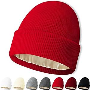 Bonnet en laine personnalisé chapeaux hiver bonnets en tricot OEM acrylique bonnet tricoté pour Street Wear Jacquard 100% laine - Product Image 5