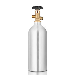 Cilindro de gas de aluminio de 2.5 lb (4 kg) para CO2, según norma EN ISO 7866 TPED, para uso en barriles de bebidas. - Product Image 5