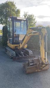 Mini Digger 22 tonnes train de roulement en expansion 3 godets attelage à ressort lumières LED sur cabines balises Hitachi moteur boîte de vitesses - Product Image 2