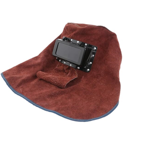 Capuche de soudage en cuir de vachette ignifuge tête de cou capuchon de sécurité de soudage de protection - Product Image 3