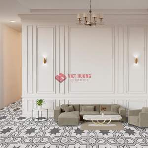 Agrega personalidad a los interiores con azulejos de cemento de 200x200 mm en vibrantes diseños artesanales. - Product Image 2