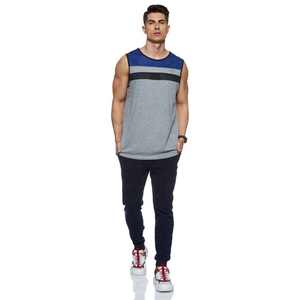 Venta al por mayor de verano de diseño personalizado de los hombres gimnasio Stringer Tank Top personalizado Fitness Running Singlet Tank Tops - Product Image 6